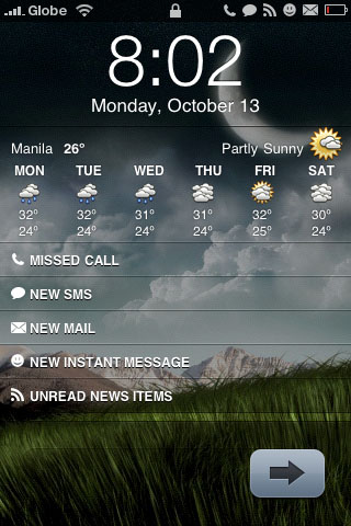 Экран блокировки