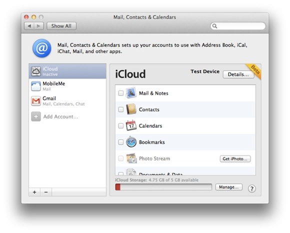 Благодаря iCloud «засветилась» предварительная сборка OS X Lion 10.7.2