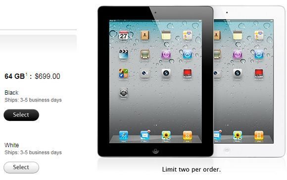 Поставки iPad 2 догоняют спрос. В США