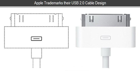 Кабель Apple USB 2.0 запатентован