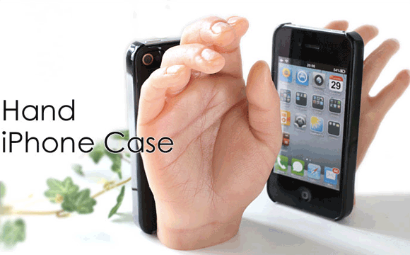 Dokkiri Hand Case: японский чехол от одиночества для iPhone 4