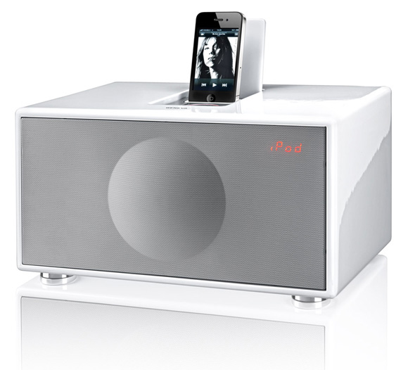 Geneva Model M: ретро акустика для iГаджетов с доком в стиле классического iPod