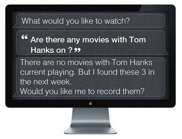Телевизор от Apple управляется Siri
