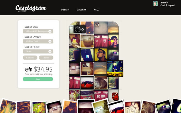 Casetagram: чехол для iPhone с фотографиями из Instagram