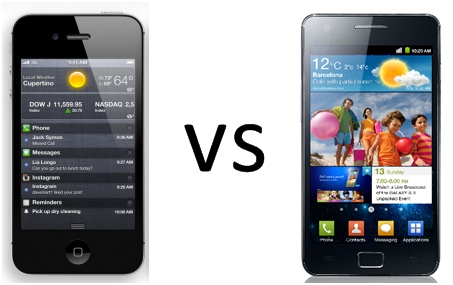 iPhone 4S против Galaxy S II