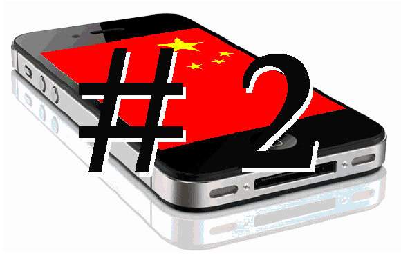 Китай – второй по величине рынок Apple