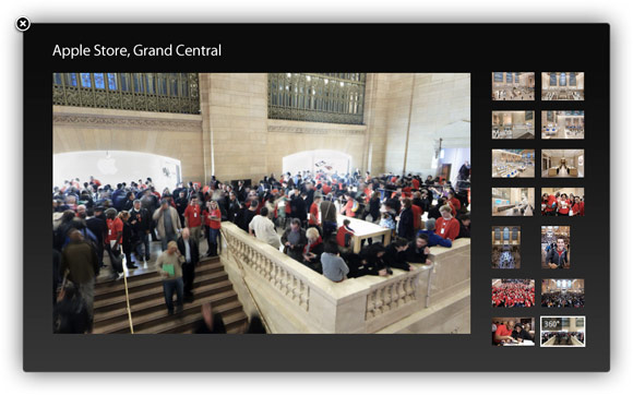 Apple выложила панорамное фото с открытия Apple Store на Центральном вокзале