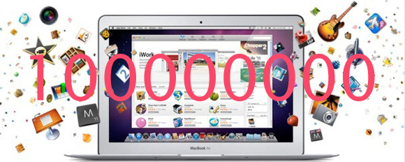 100 миллионов закачек в Mac App Store
