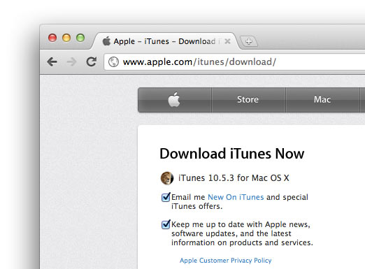 iTunes 10.5.3 доступен для загрузки