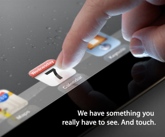 Apple разослала приглашения на презентацию iPad 3