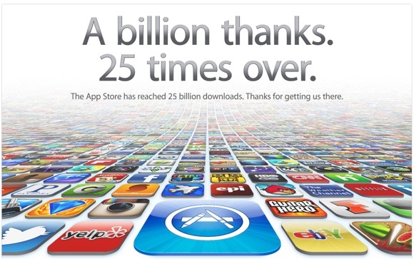 25 миллиардов загрузок из App Store