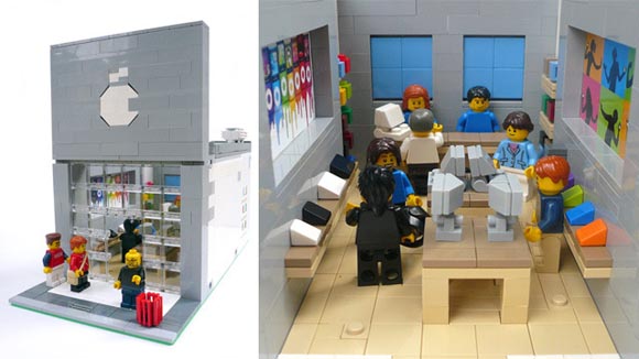 Миниатюрный Apple Store из LEGO