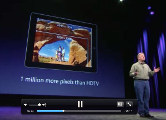Видеозапись презентации третьего iPad уже доступна онлайн