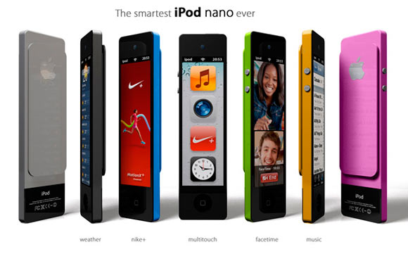Концепт «умного» iPod nano