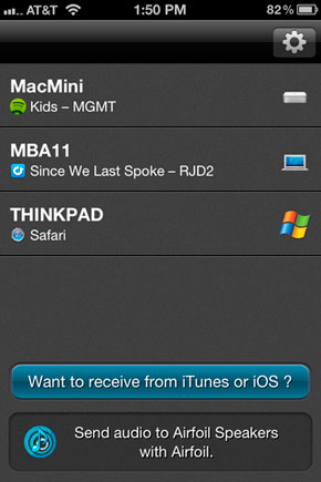 Airfoil Speakers Touch