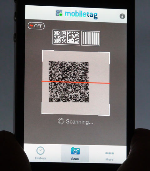 Mobiletag. Сканер QR- и штрих-кодов