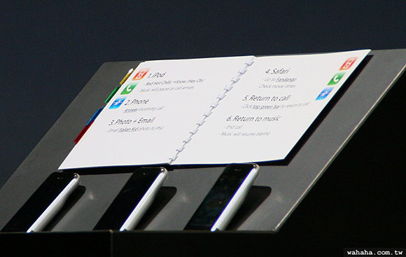 Фотография заметок Стива Джобса для презентации первого iPhone