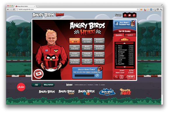 Angry Birds Heikki. Новые птички только в браузере