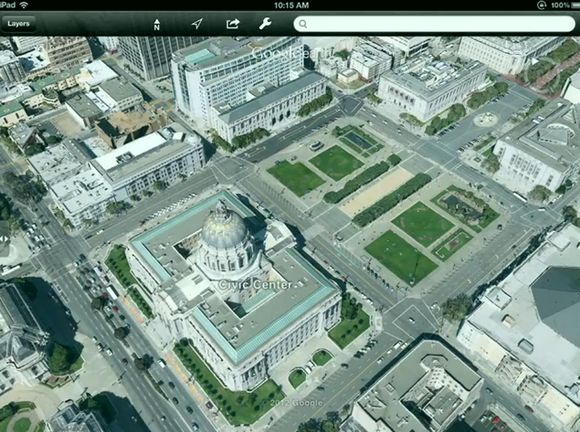 Google Maps 3D: новые карты для iOS