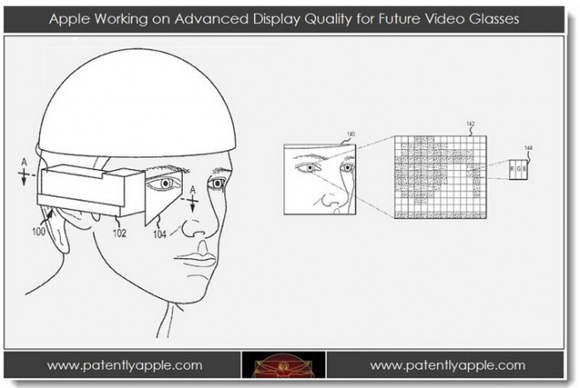 Очередной патент Apple в области носимой электроники. Конкурент Google Project Glass все ближе