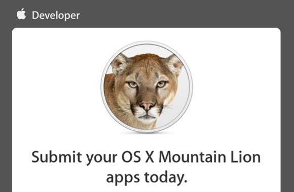 Apple призывает отправить приложения под Mountain Lion в Mac App Store