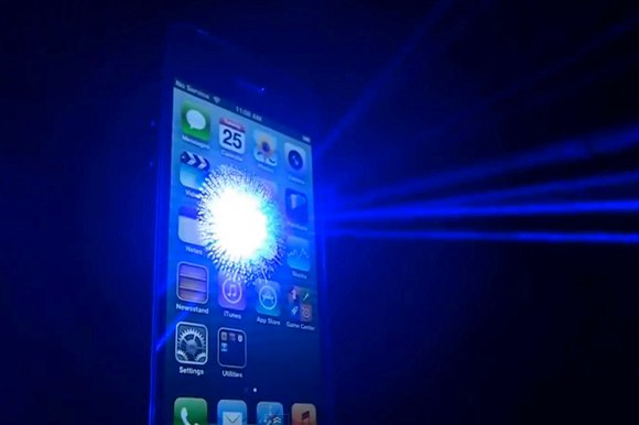 Лазеры против iPhone 5