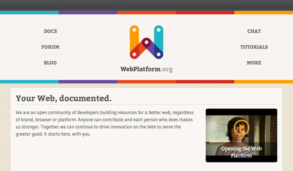 WebPlatform.org: совместная веб-энциклопедия Apple, Adobe, Google и многих других