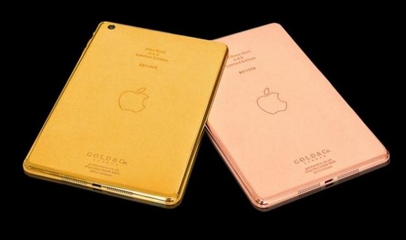 Первые iPad mini из чистого золота