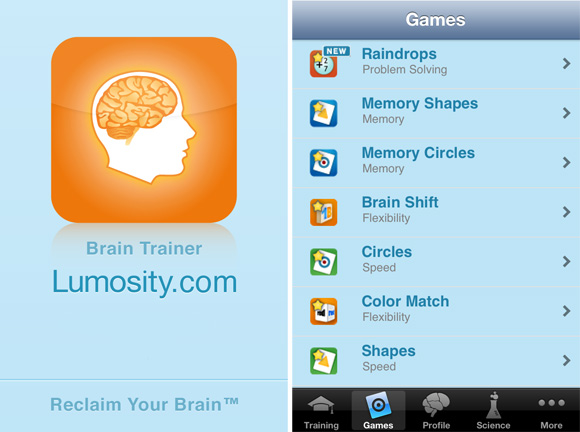 Lumosity Brain Trainer. Держи мозг в форме