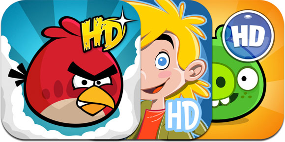 iPad-версии всех Angry Birds, Amazing Alex и Bad Piggies подешевели втрое