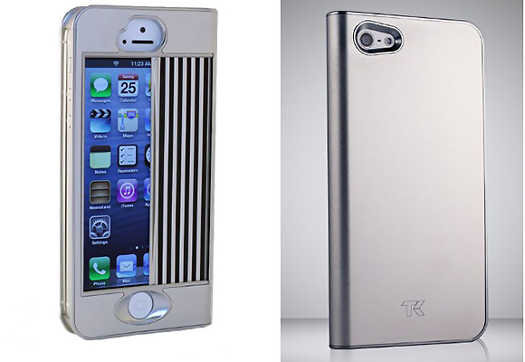 iGuard5: алюминиевый чехол для iPhone 5 с защитной и чистящей шторкой для экрана