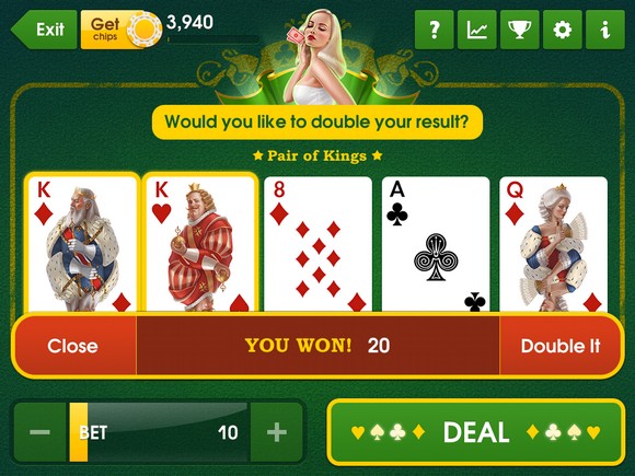 Video Poker. В погоне за роял флешем