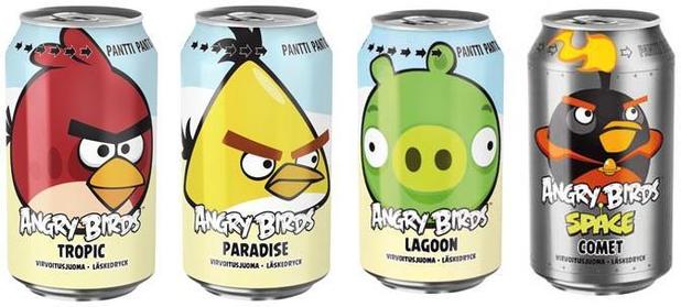 Продажа газировки Angry Birds обогатила фирму-производителя