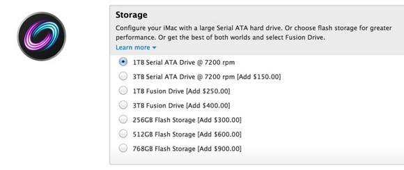 Новые SSD для новых iMac