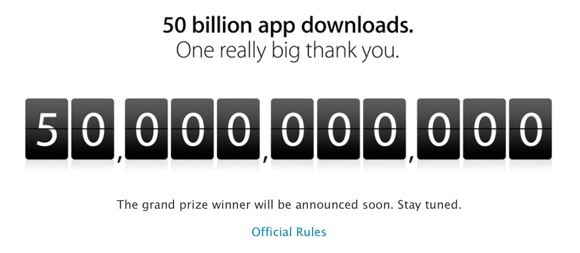 50 миллиардов загрузок из App Store
