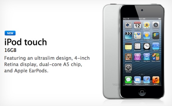 Apple представила новый iPod touch 5Gen 16GB