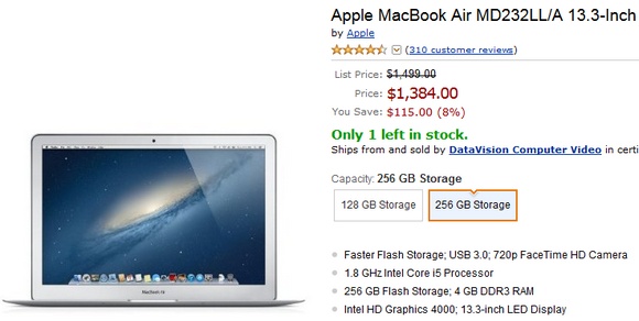 Поставки MacBook Air сокращаются