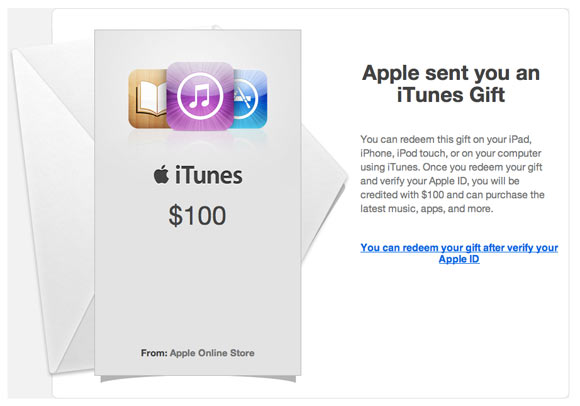 Мошенники получают доступ к Apple ID, предлагая $100-ваучеры