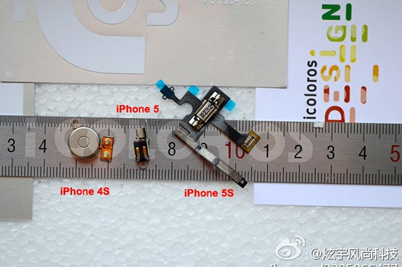 Новые фото запчастей «цветного» iPhone 5S