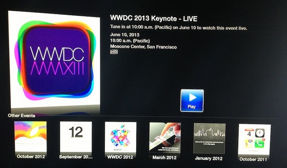 Apple проведет видеотрансляцию WWDC на официальном сайте