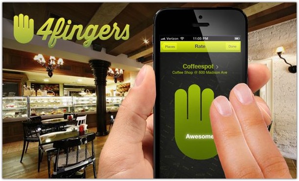 4Fingers. Ручной Foursquare