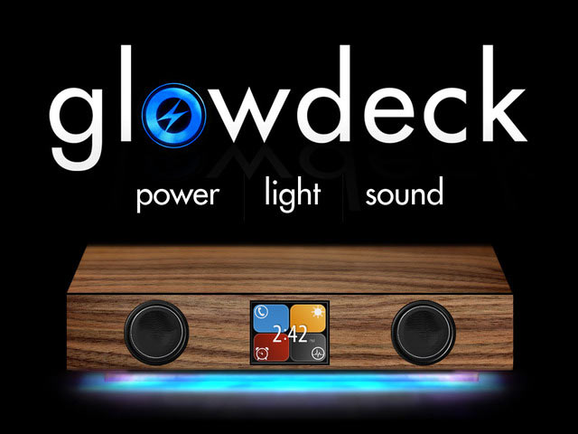 Glowdeck. Беспроводная зарядная станция, акустика и светомузыка для iPhone и не только