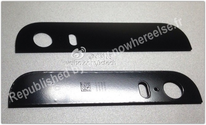 Крышка вспышки от iPhone 5S и клавиши громкости от iPhone 5C