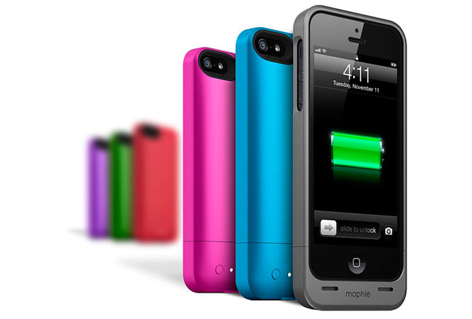 Mophie Juice Pack Helium Spectrum Collection. Цветные чехлы с дополнительной батареей для iPhone