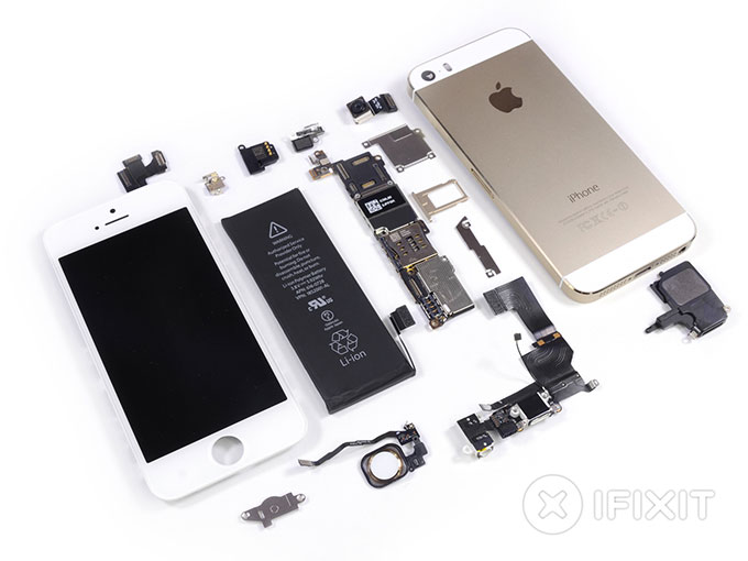 Мастера iFixit добрались до iPhone 5s