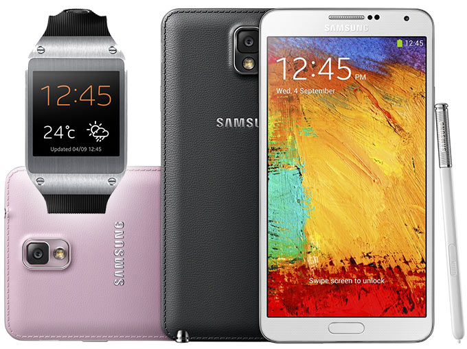 Парад технологий от Samsung: Galaxy Note 3, Note 10.1 и Galaxy Gear