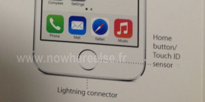 Биометрический сенсор «Touch ID» в инструкции к iPhone 5S