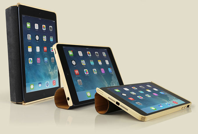 Grove предложила запаковать iPad Air и iPad mini в орех и бамбук
