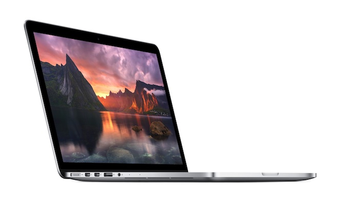Производительность 13-дюймового MacBook Pro с Retina