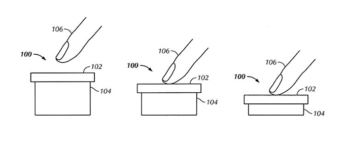 Apple запатентовала механизм, определяющий силу нажатия на экран